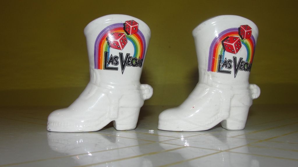 Las Vegas Cowboy Boots Salt and Pepper Shakers from hodgepodgelodge on ...