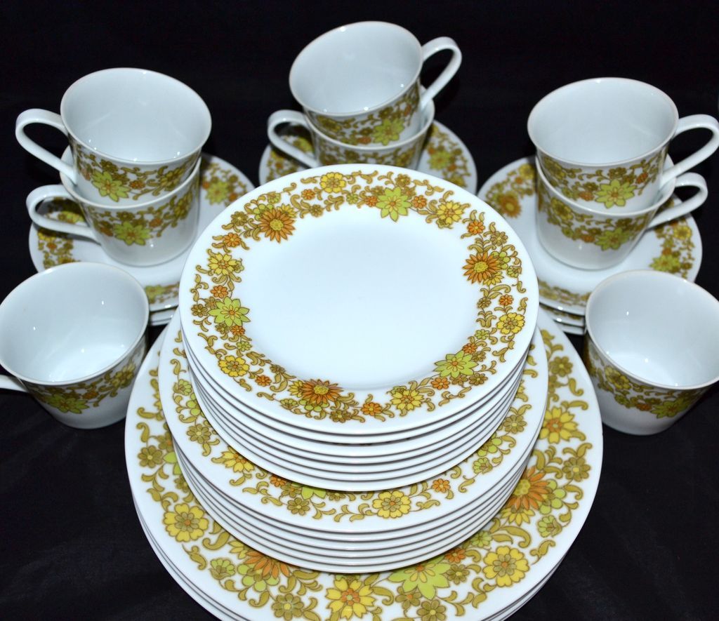 1970s Noritake Summerville ~ 33-Pc China Dinnerware Set from ...