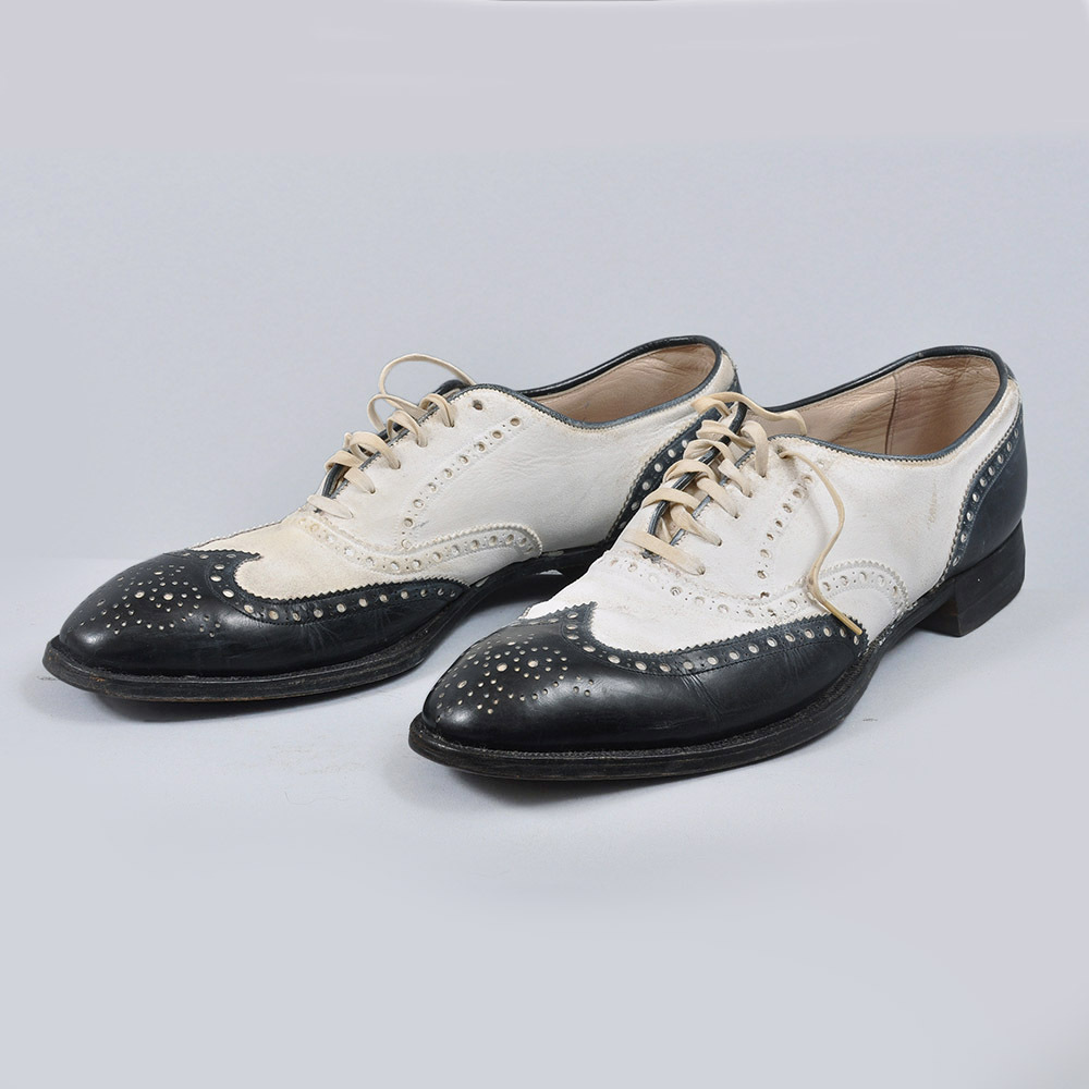 Vintage 1930s Hanans Hurdler Spectators Wingtip Shoes- Norman Vincent ...