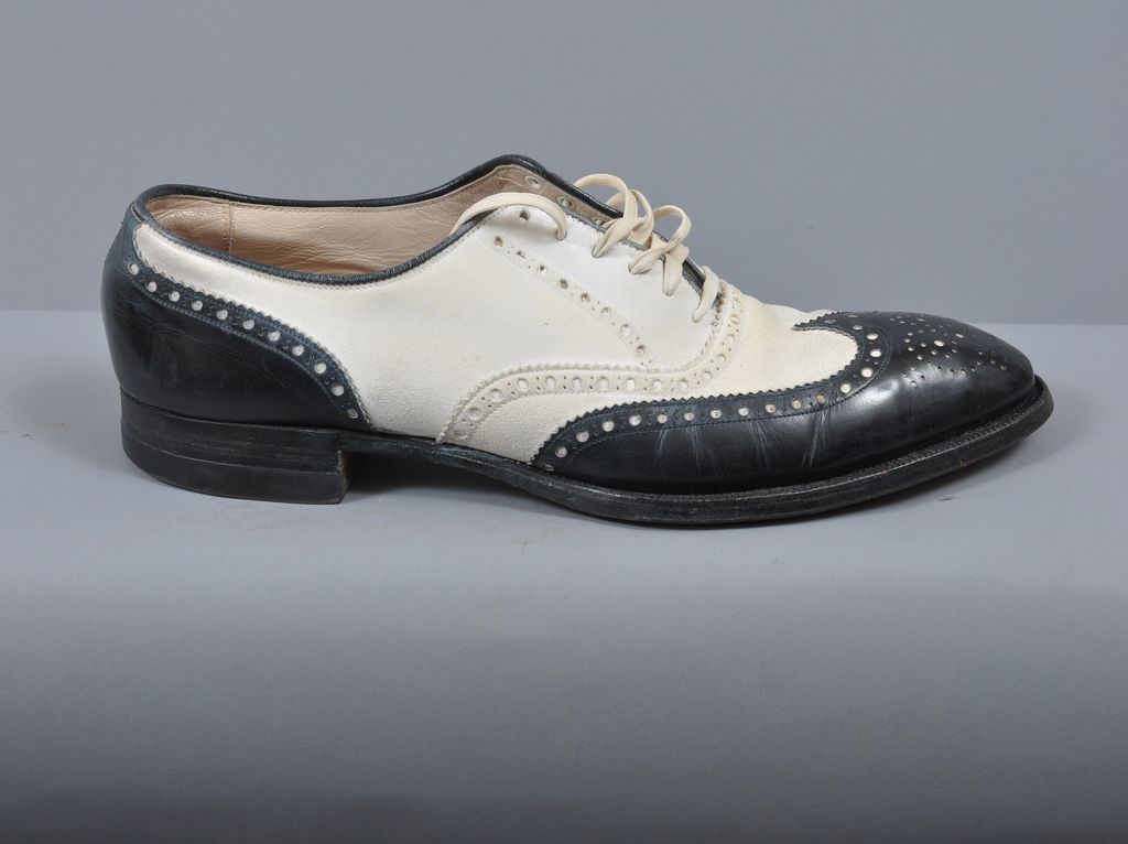 Vintage 1930s Hanans Hurdler Spectators Wingtip Shoes- Norman Vincent ...