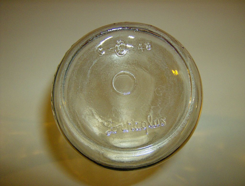 Duraglas Owens Illinois Milk Bottle ~ 1948 from marysmenagerie on Ruby Lane