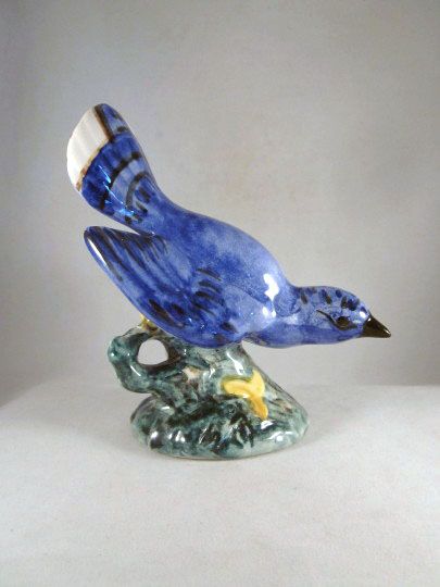 Stangl Pottery 3276 Bluebird Bird Figure from milkweedantiques on Ruby Lane