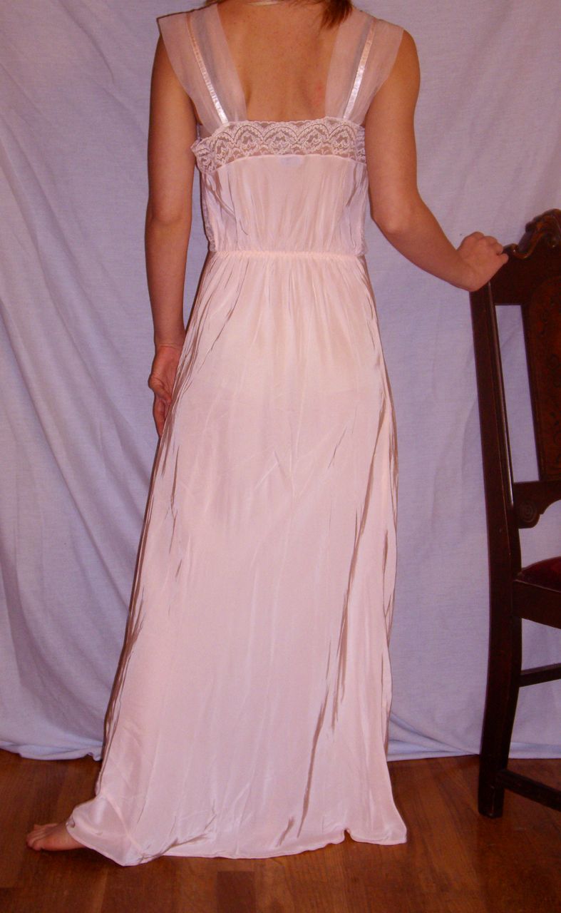 Vintage 1940 Rayon Nightgown Charmode Pink size 36 Medium from ...