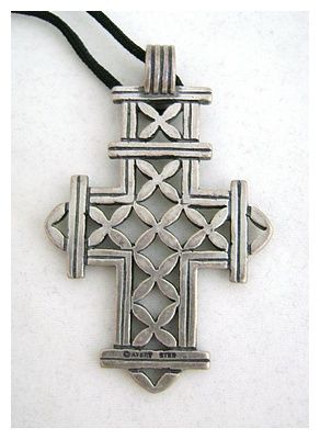 Retired JAMES AVERY Sterling Silver Cross Pendant from ...