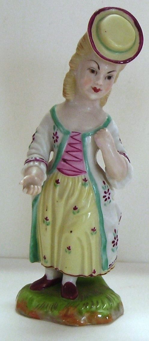 Antique Porcelain Figurine of a Young Lady by Hochst from ...