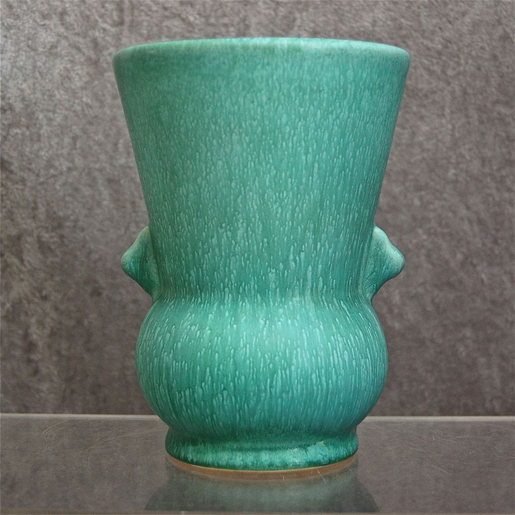 Weller Pottery "Evergreen" Vase, Circa 1930 from thedevilduckcollection