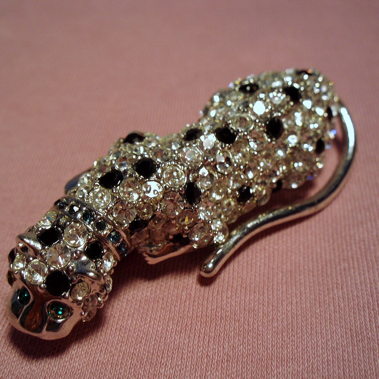 Vintage K.J.L. Kenneth J Lane Leopard Brooch from unforgettable on Ruby ...