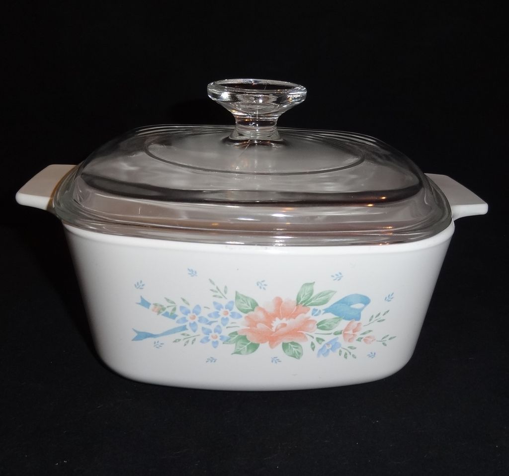 Corning Ware 1 1/2 Quart Covered Saucepan in the Symphony Pattern from ...