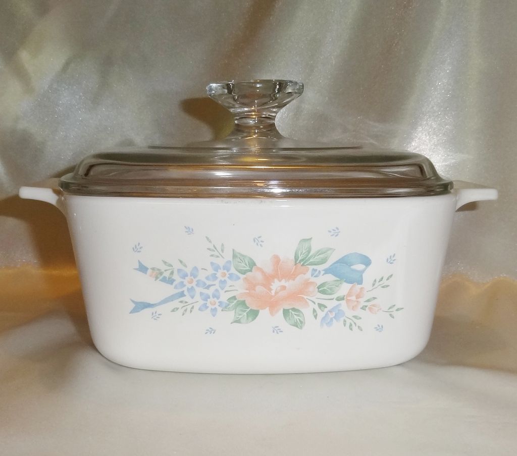 Corning Ware 1 1/2 Quart Covered Saucepan in the Symphony Pattern from ...